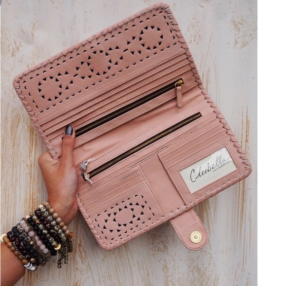 Cleobella Handbags - LAST CHANCE Cleobella Blush Wallet Clutch Mexicana